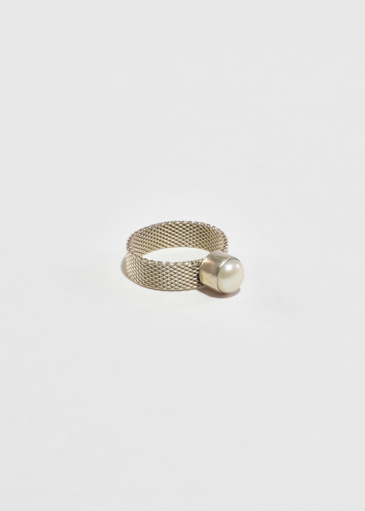Pearl Mesh Ring