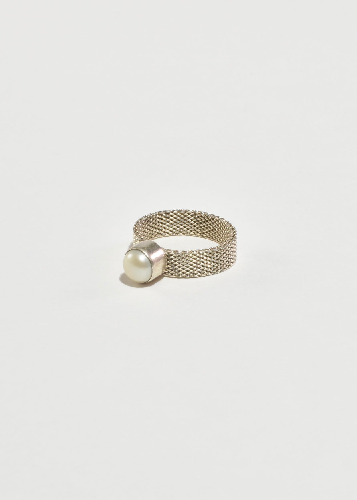 Pearl Mesh Ring