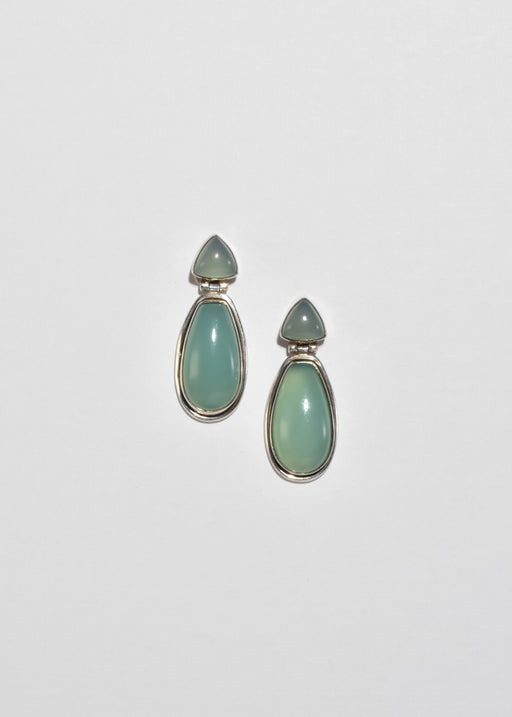 Chalcedony Drop Earrings