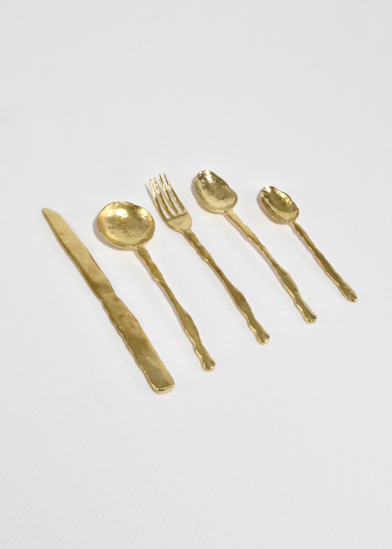 Brass Spindel Flatware Set