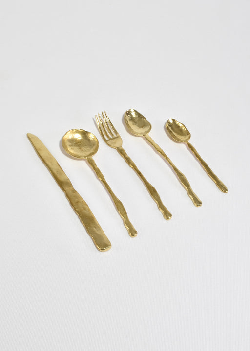 Brass Spindel Flatware Set