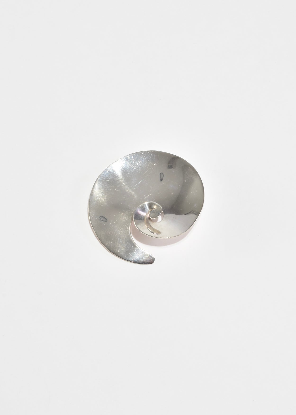Raised Spiral Brooch