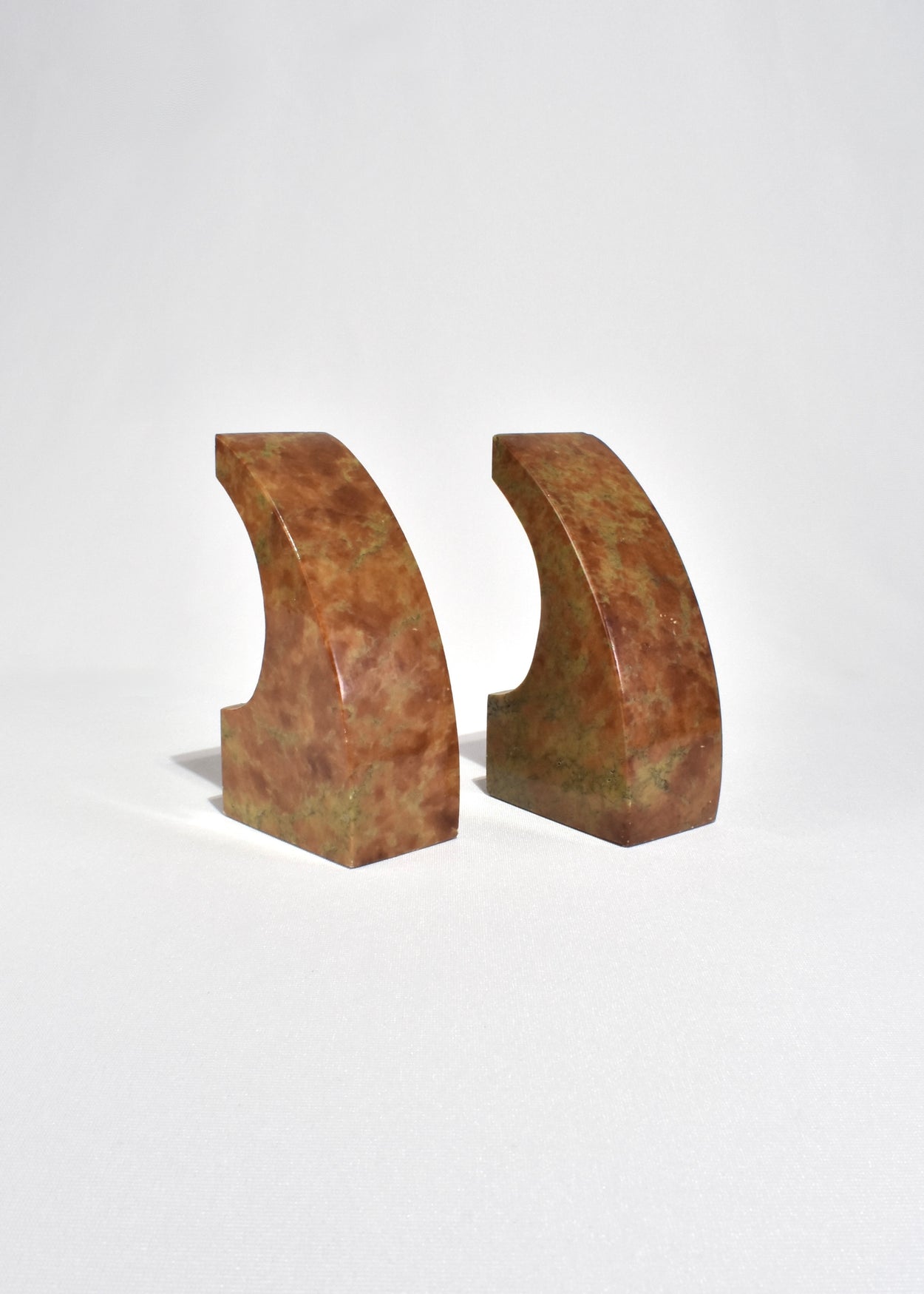 Curved Stone Bookends