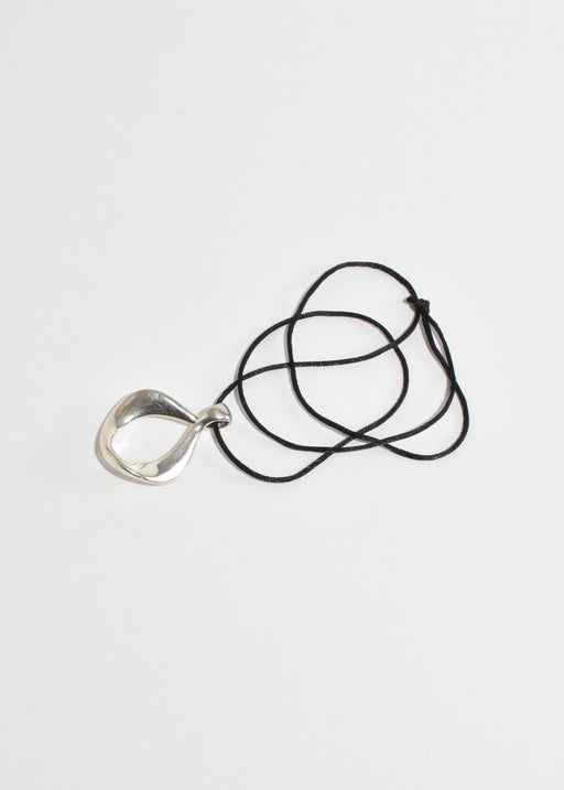 Sterling Loop Pendant Necklace