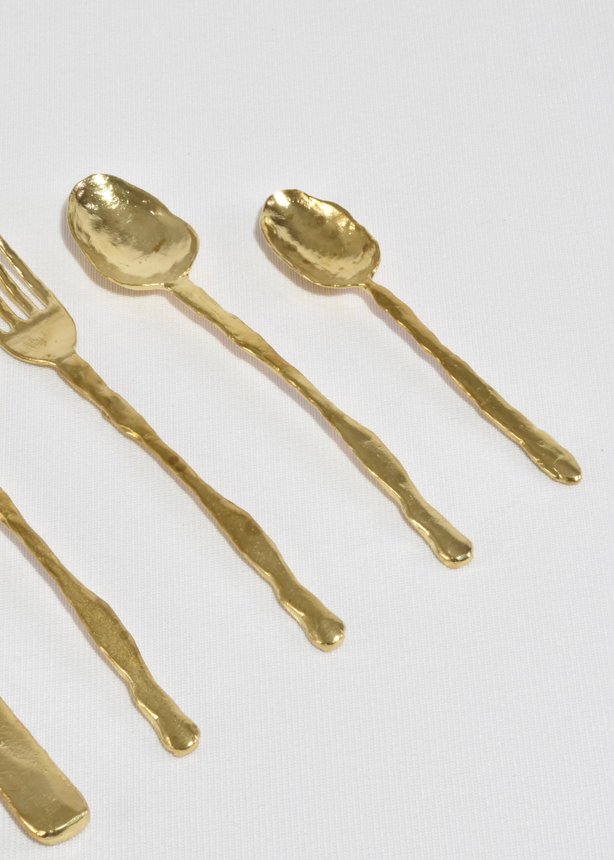 Brass Spindel Flatware Set