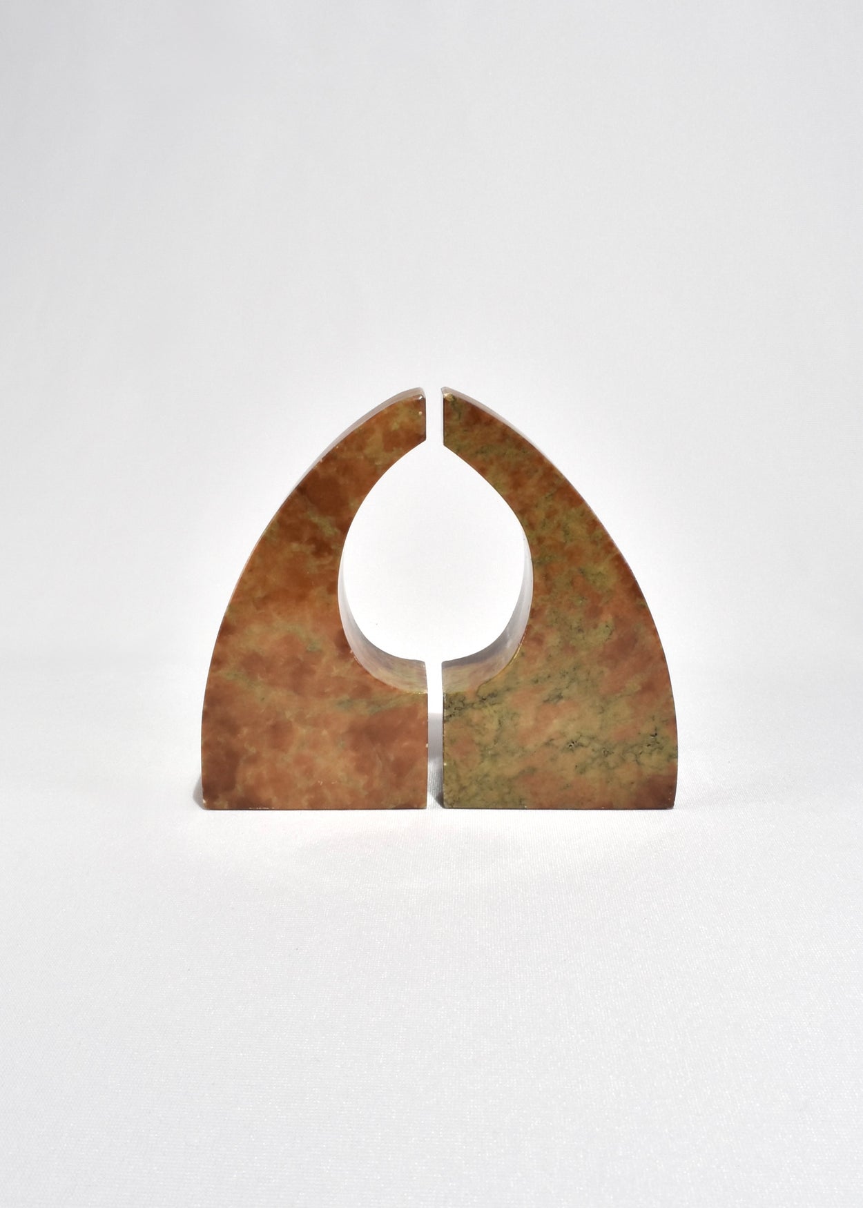 Curved Stone Bookends