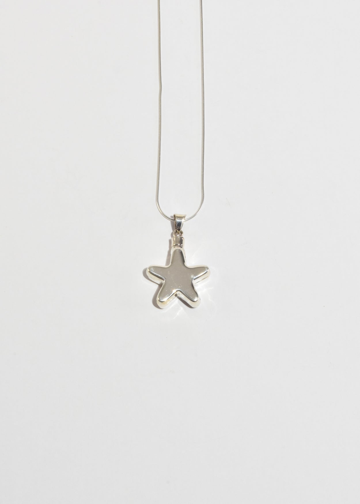 Star Perfume Bottle Pendant Necklace