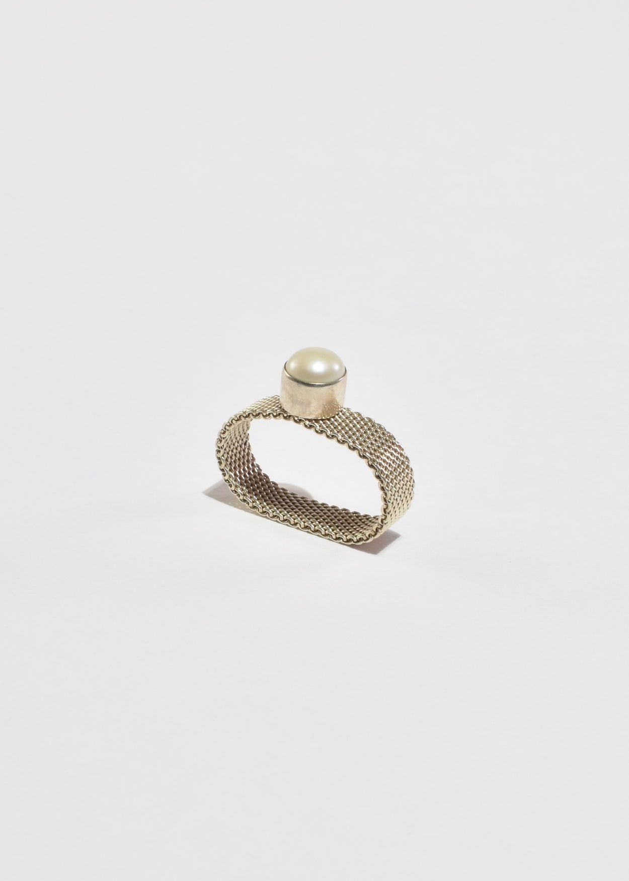 Pearl Mesh Ring
