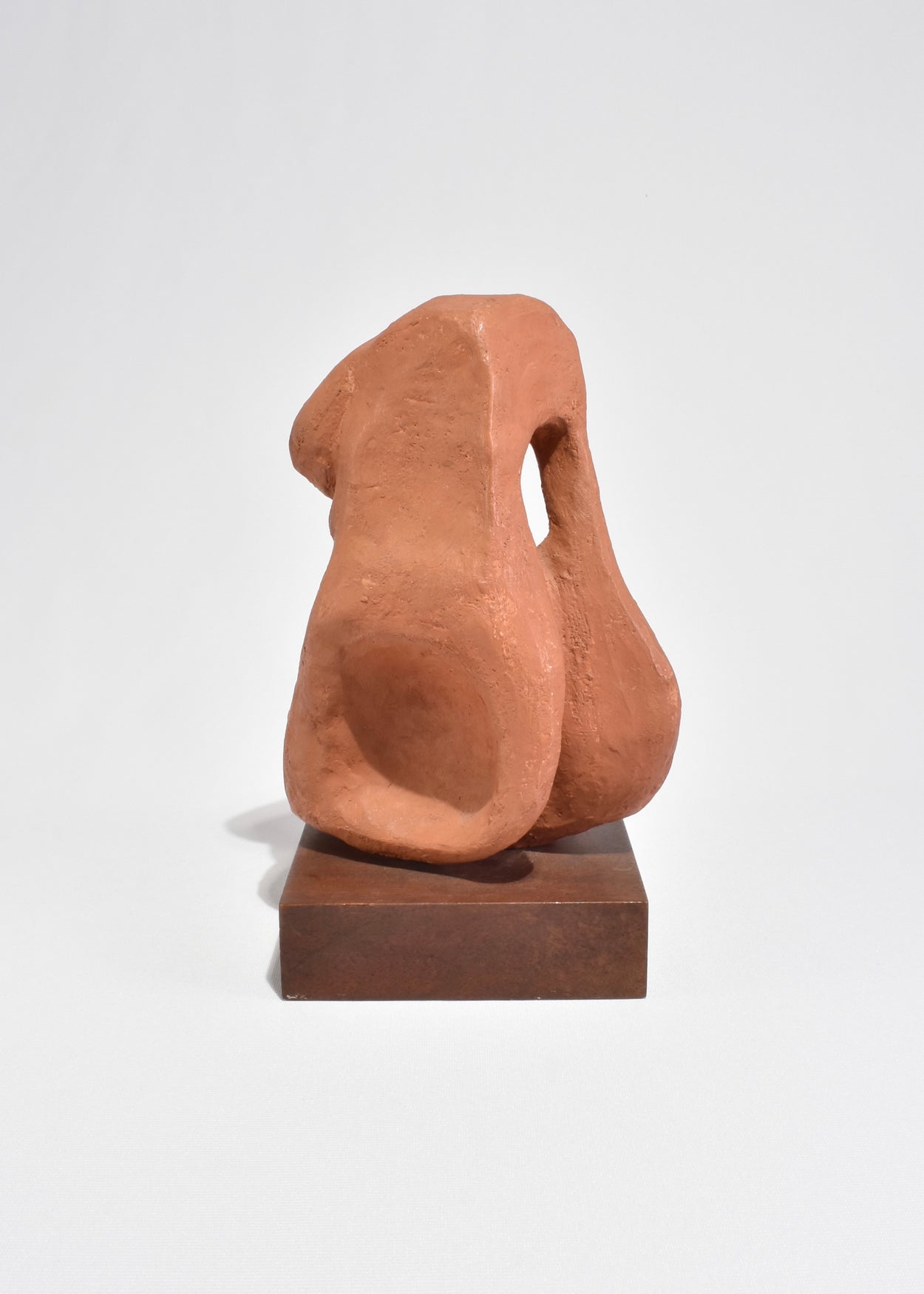 Terracotta Abstract Figure Sculpture