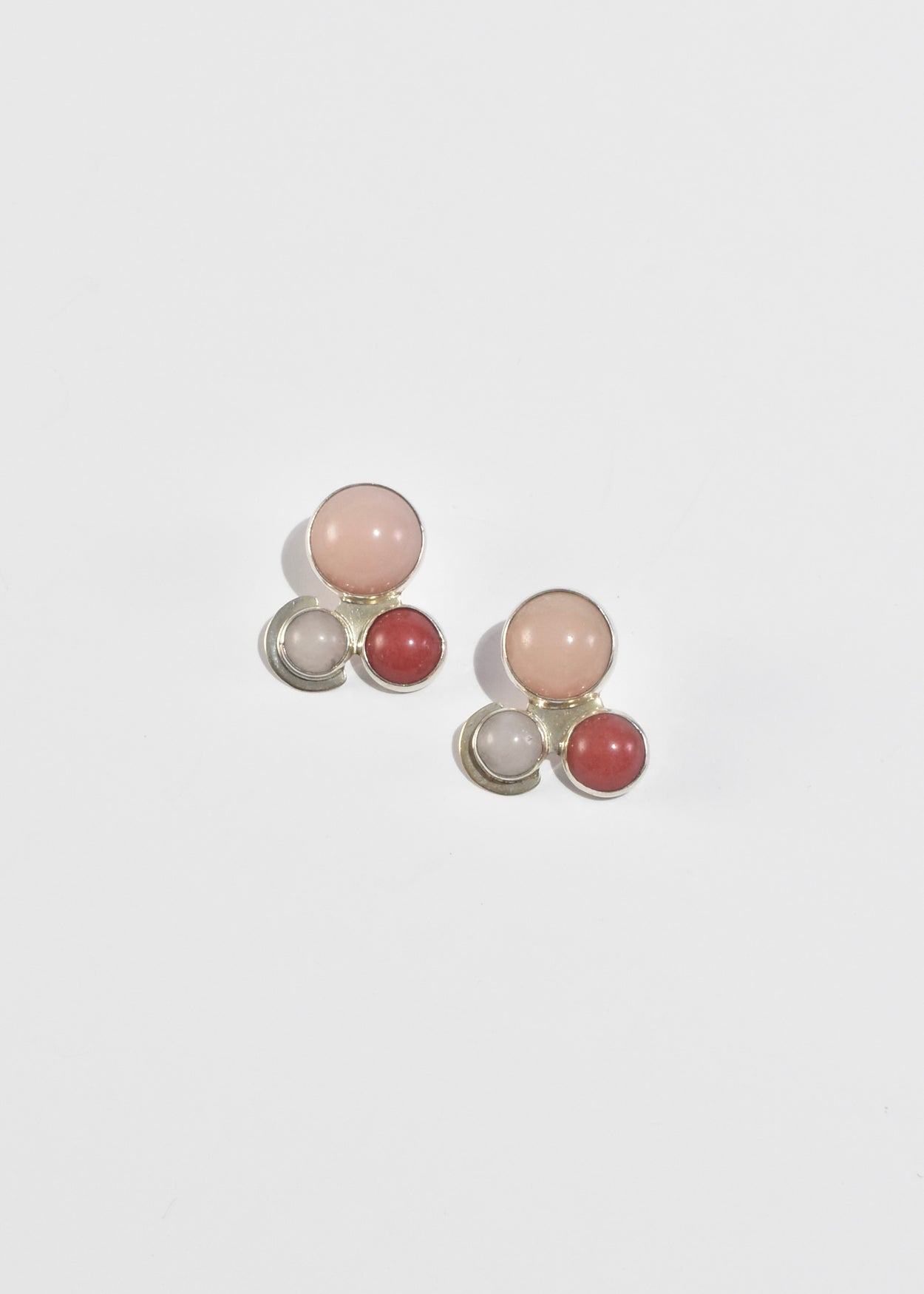 Pink Stone Earrings