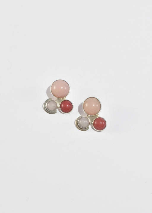 Pink Stone Earrings