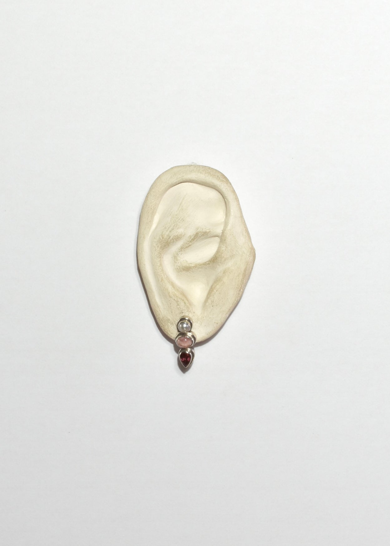 Pearl Garnet Rhodochrosite Earrings