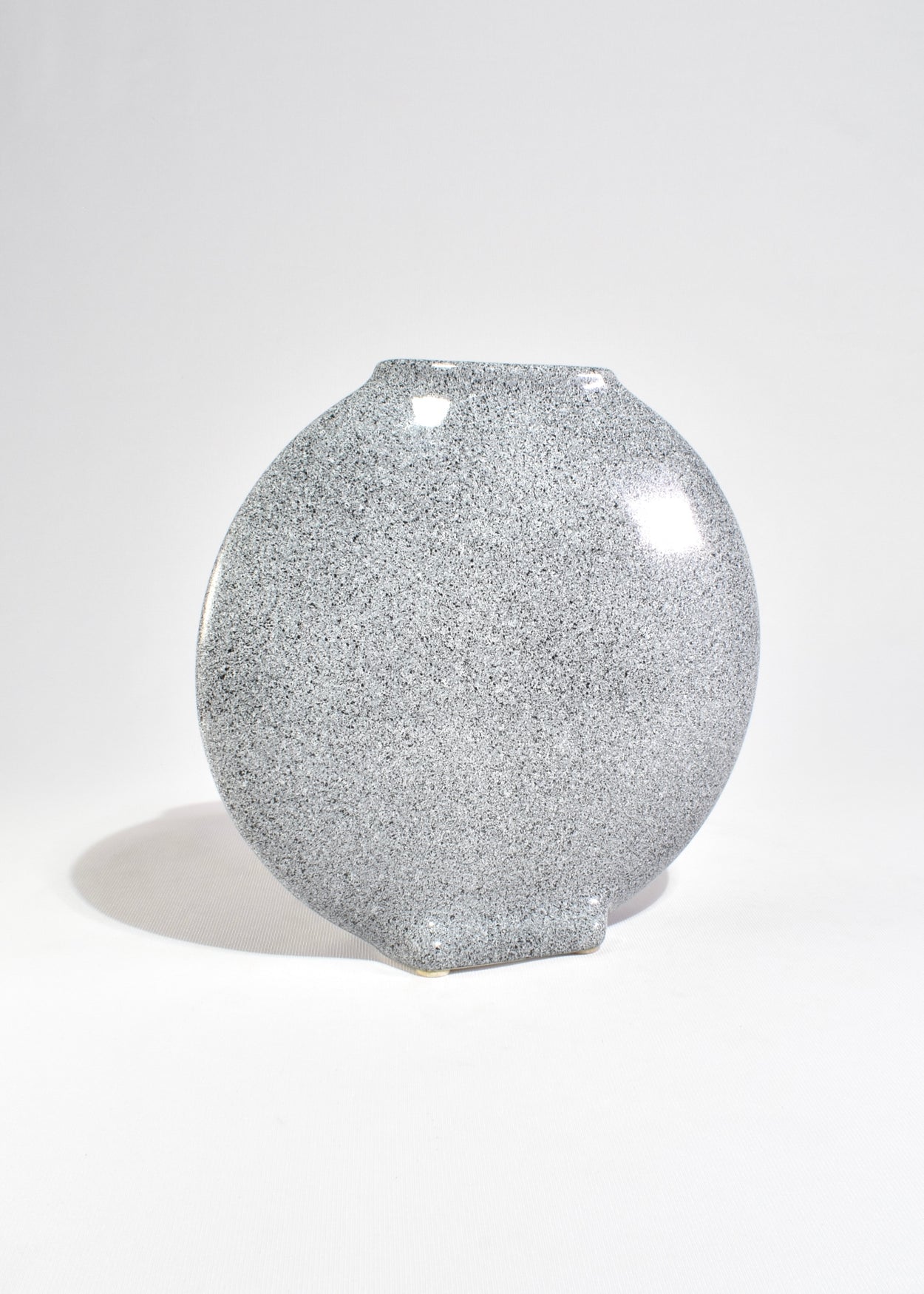 Speckled Circular Vase