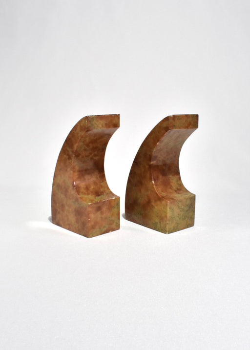 Curved Stone Bookends