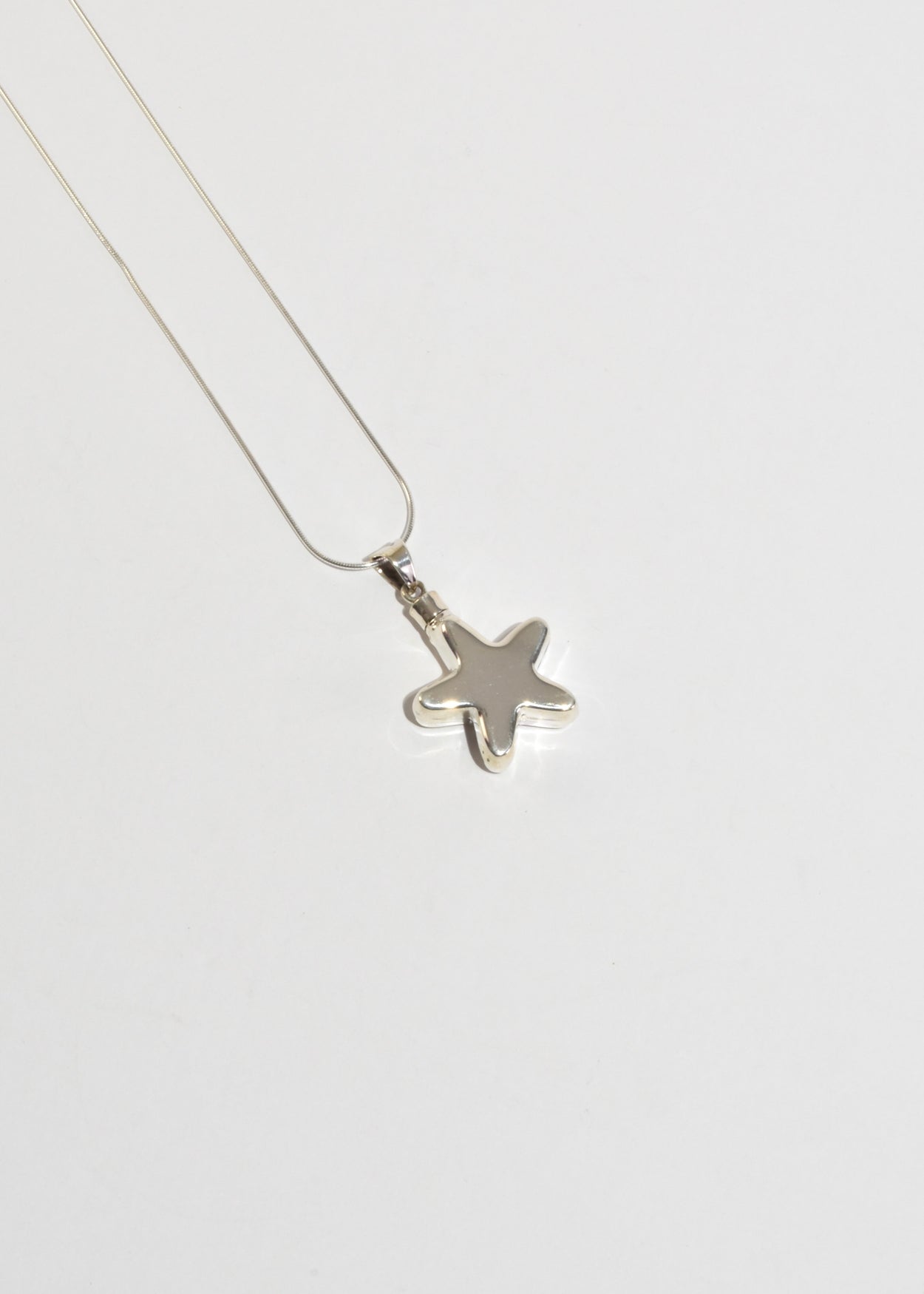 Star Perfume Bottle Pendant Necklace