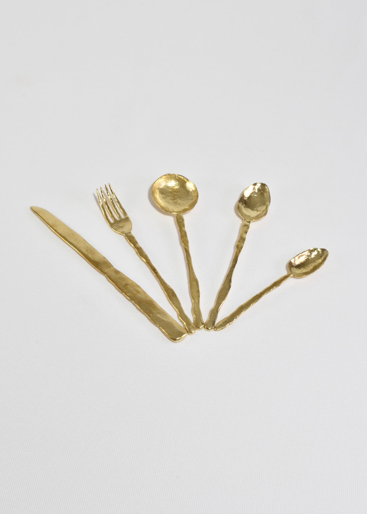 Brass Spindel Flatware Set