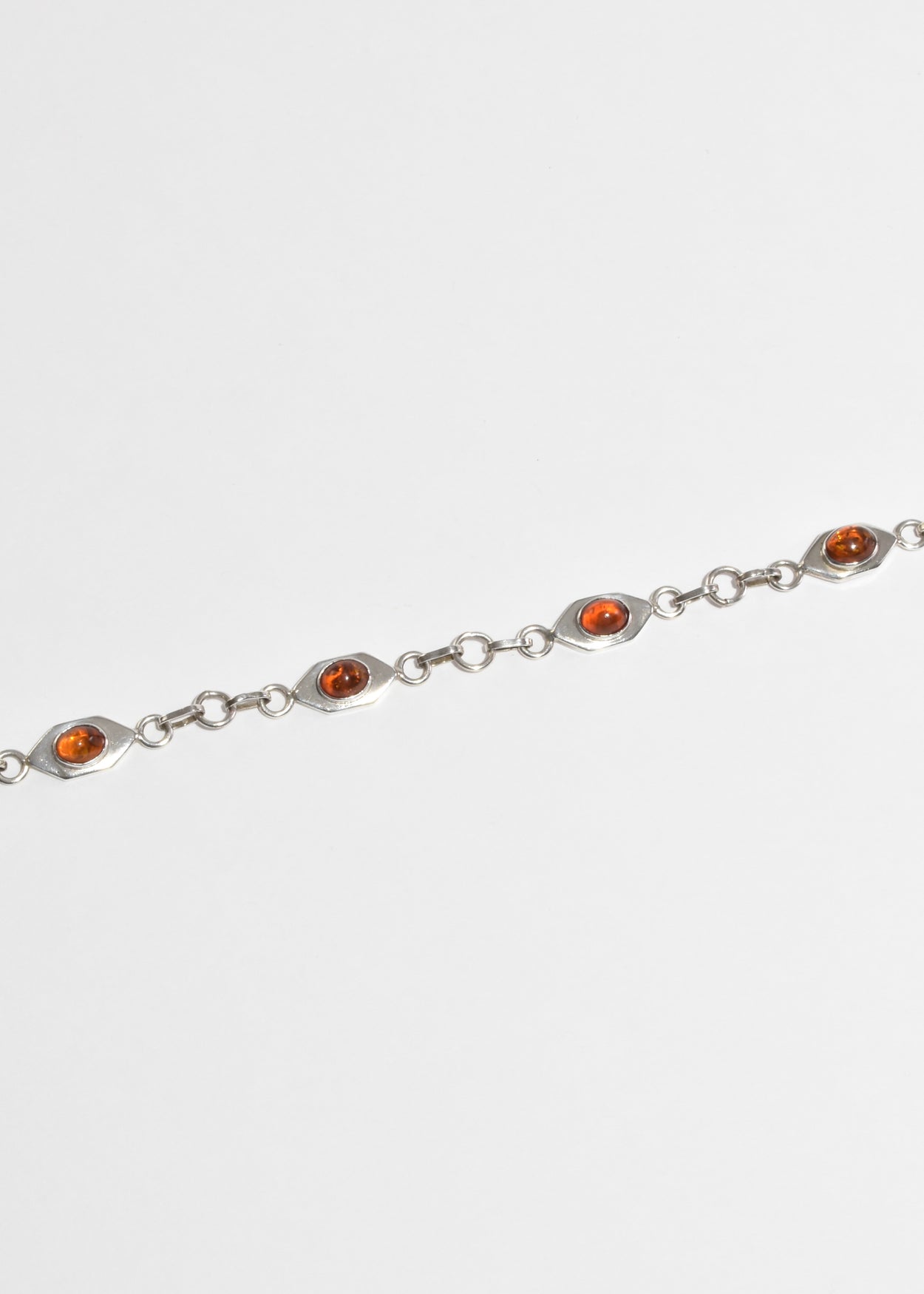 Amber Link Bracelet