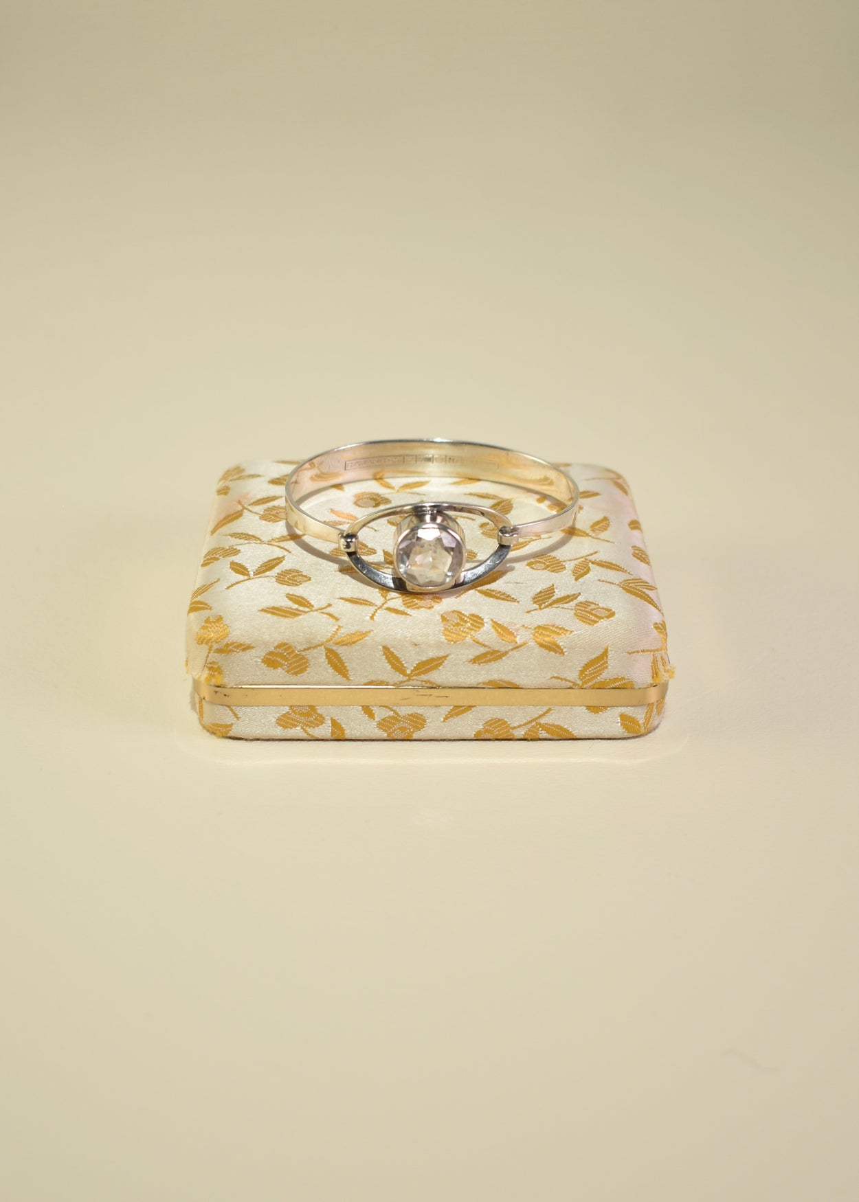 Faceted Crystal Cuff Bracelet