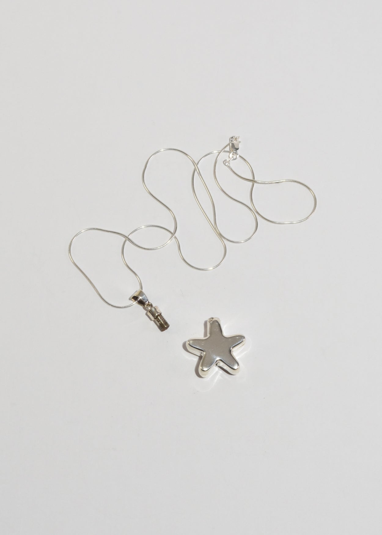 Star Perfume Bottle Pendant Necklace