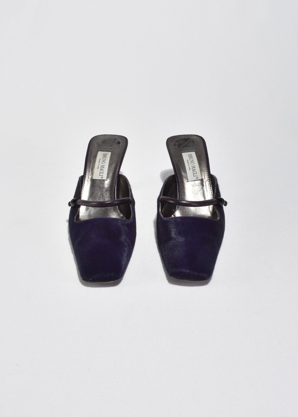 Pony Hair Italian Mules