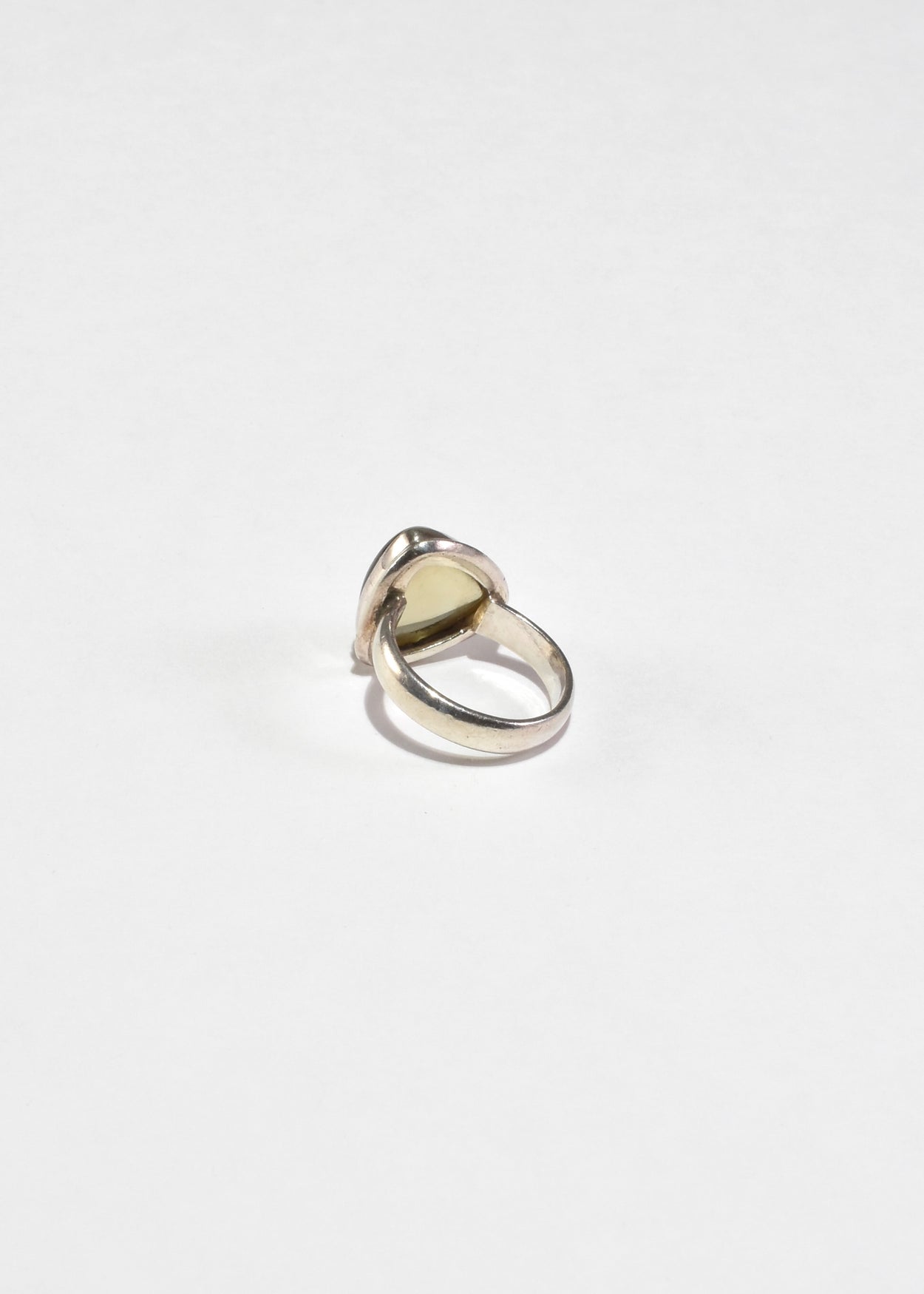 Citrine Triangle Ring