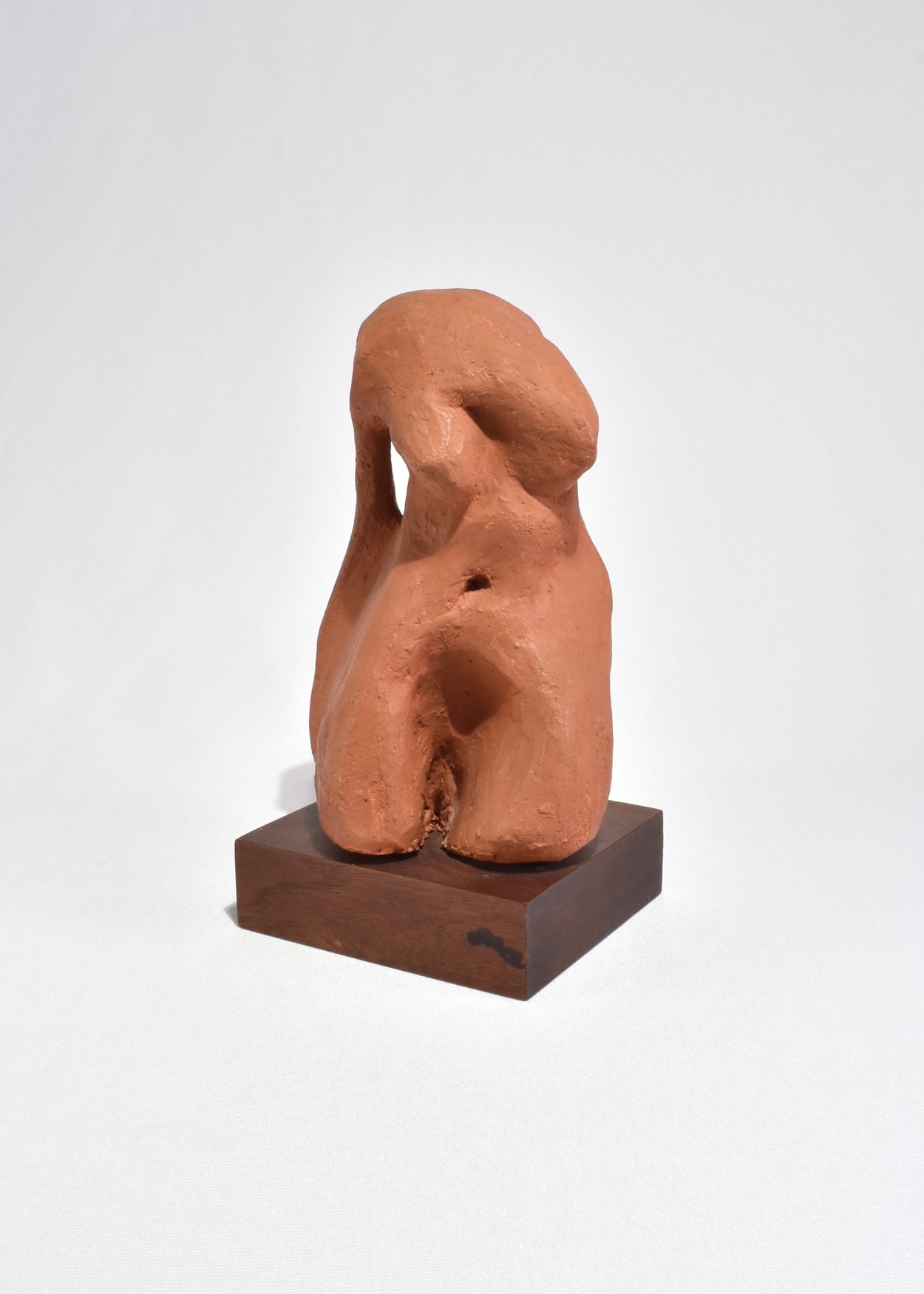 Terracotta Abstract Figure Sculpture