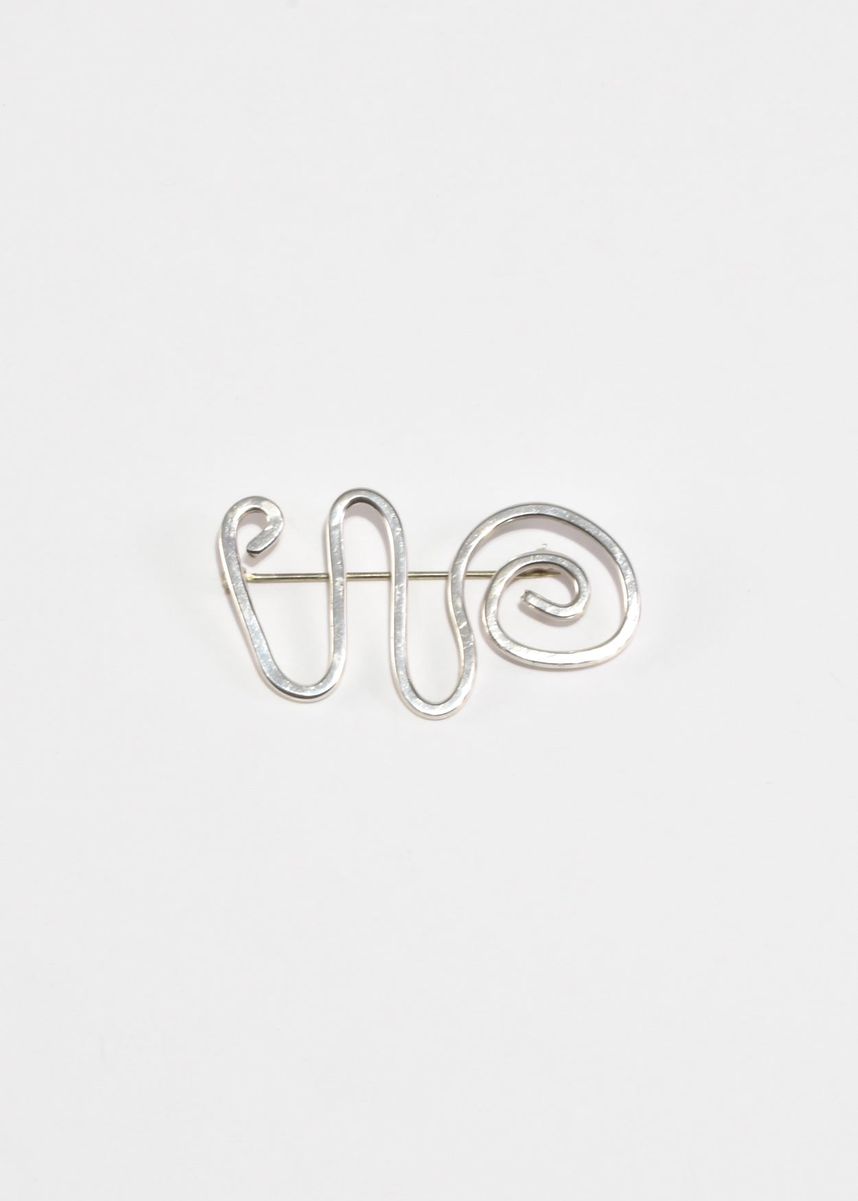 Sterling Abstract Brooch