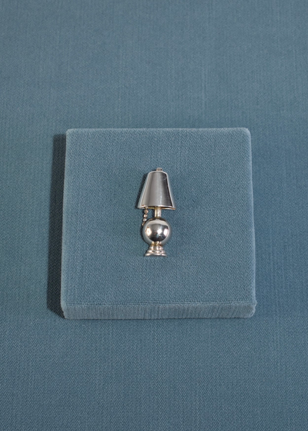 Sterling Lamp Brooch