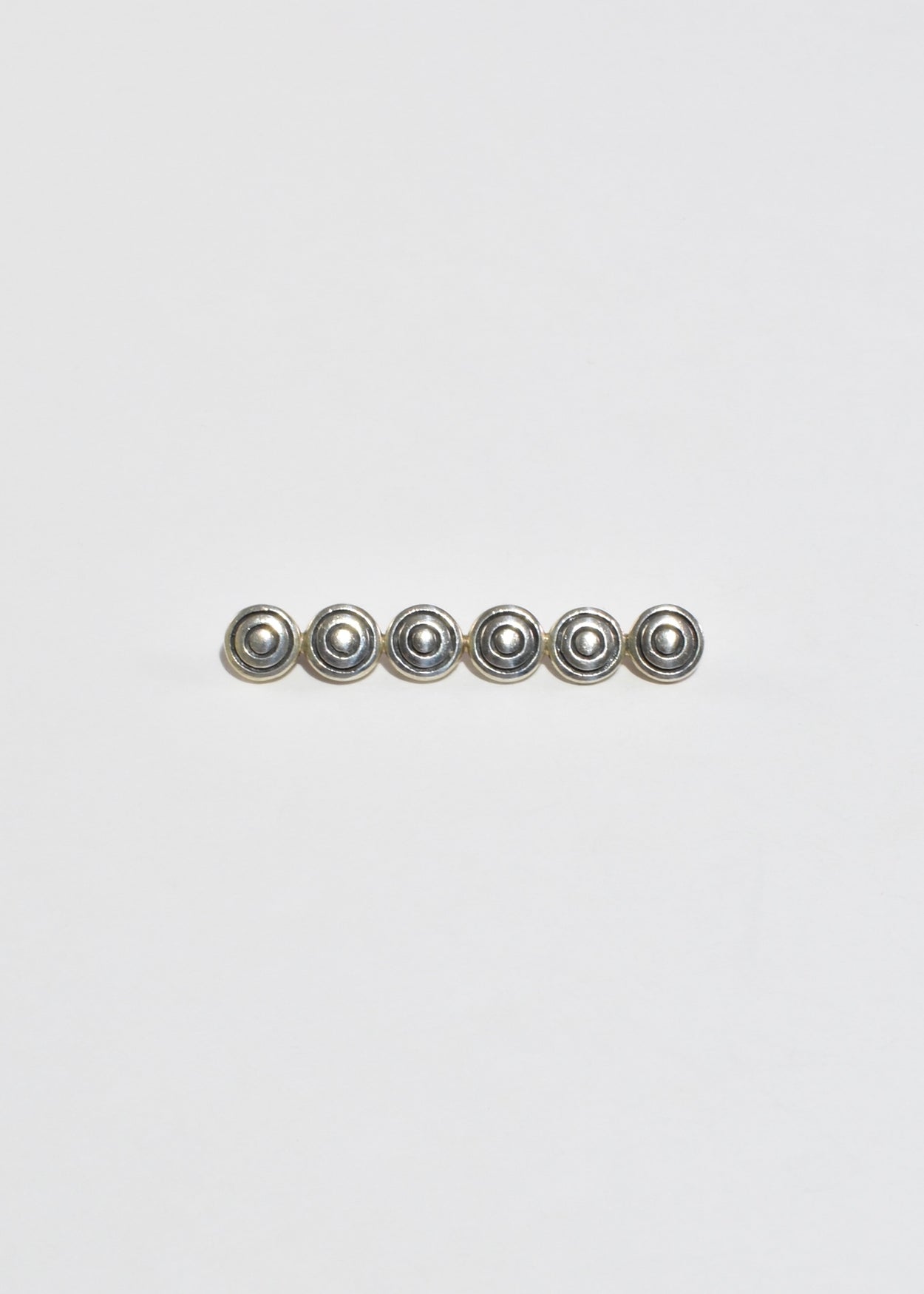 Sterling Circles Brooch