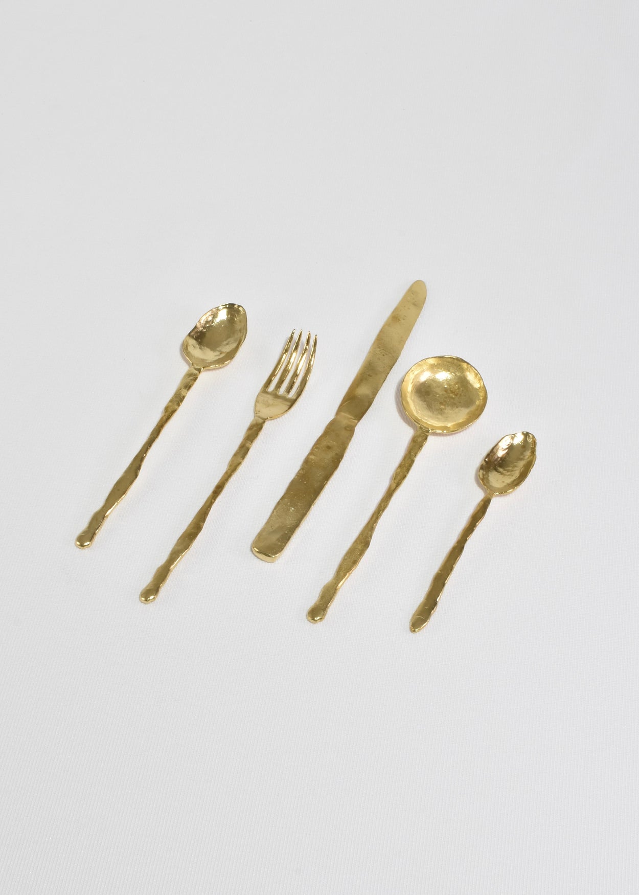 Brass Spindel Flatware Set