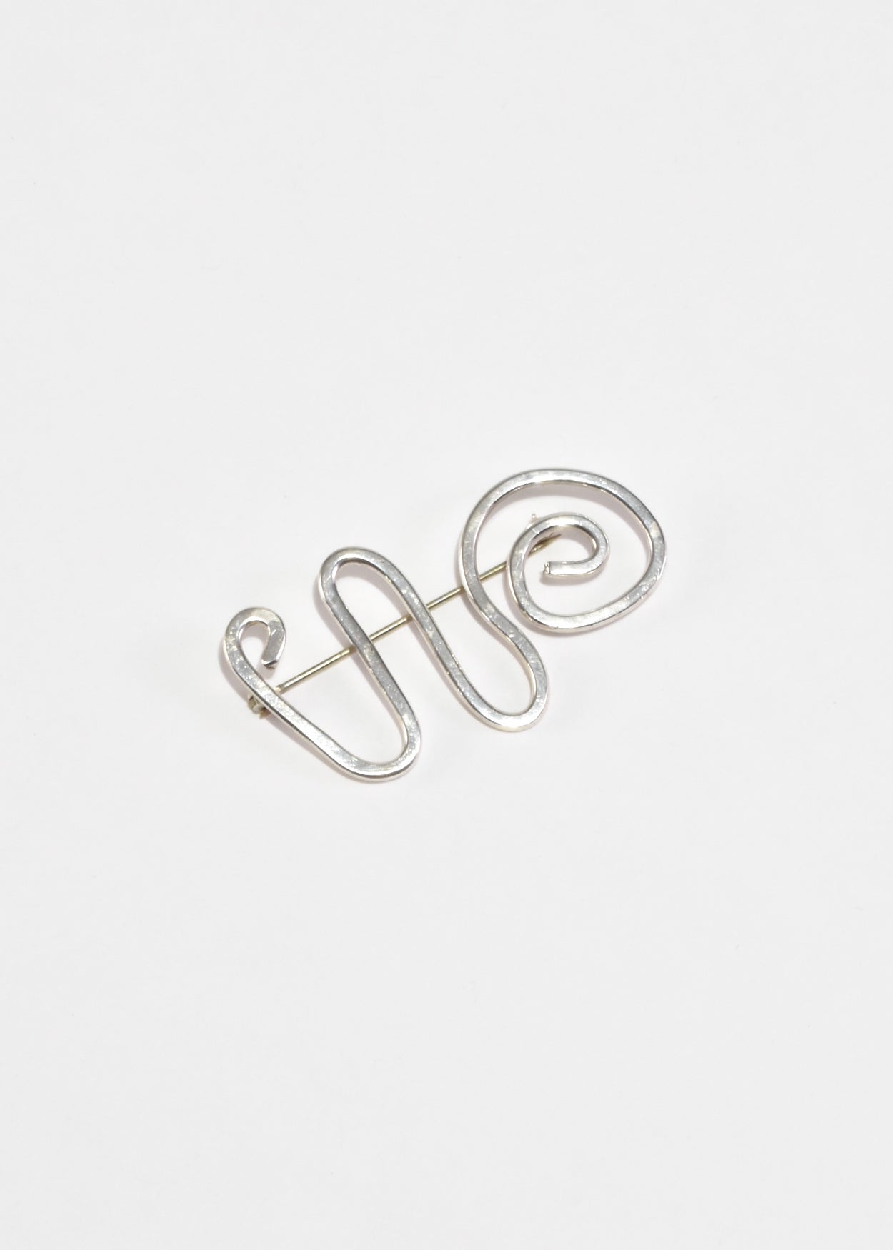 Sterling Abstract Brooch