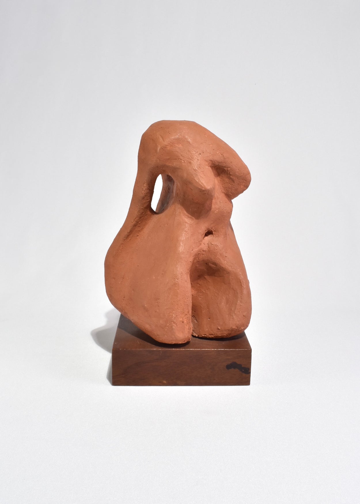 Terracotta Abstract Figure Sculpture