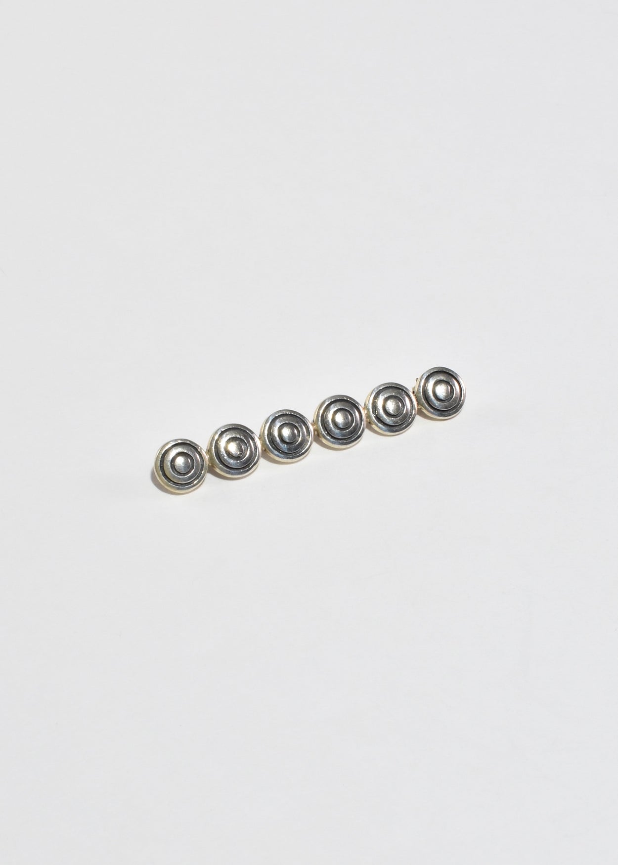 Sterling Circles Brooch