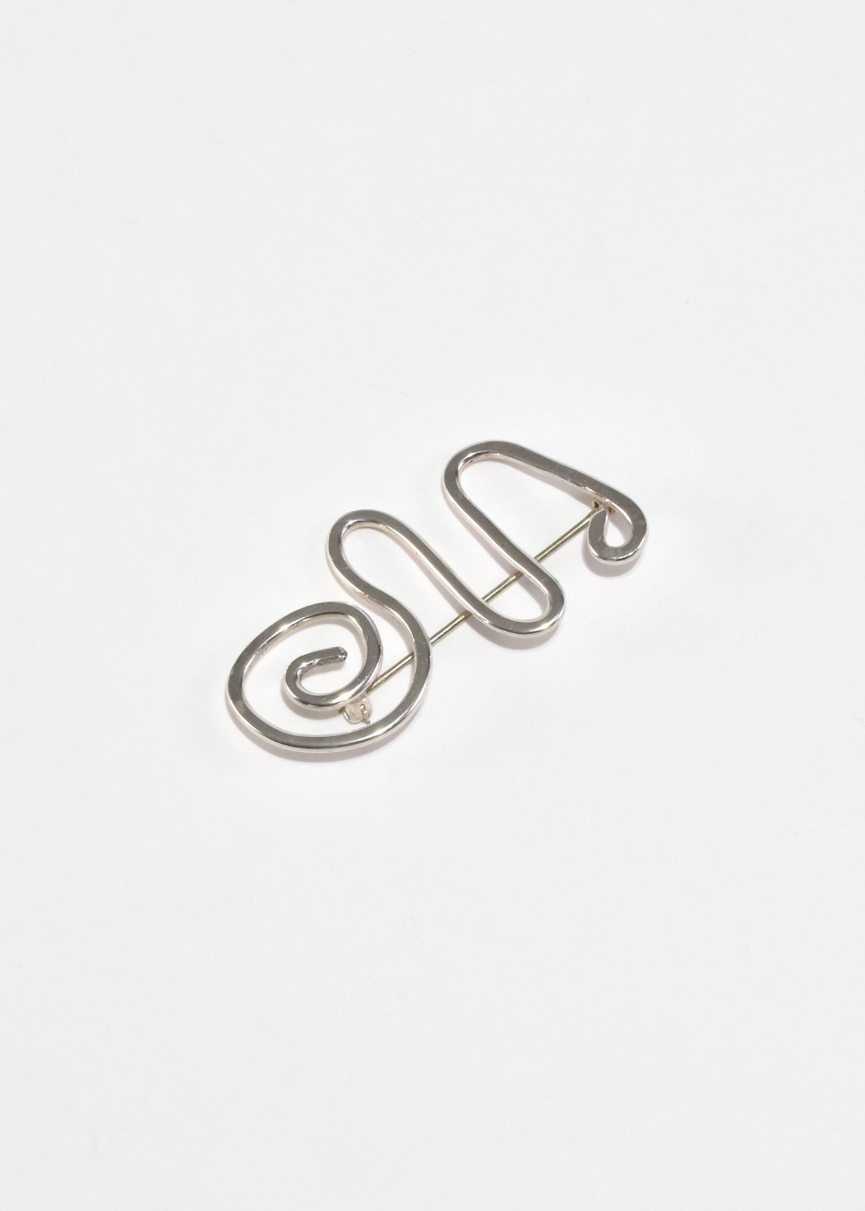 Sterling Abstract Brooch