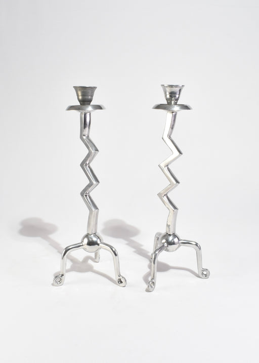 Zig Zag Candleholder Set