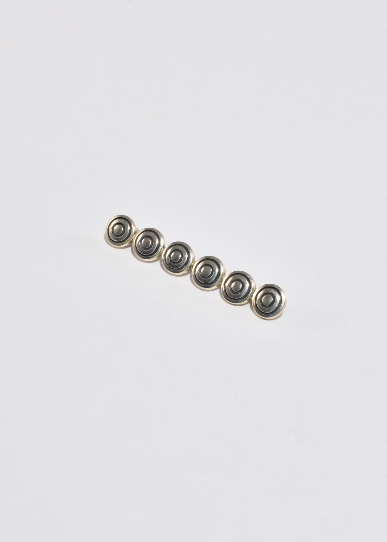 Sterling Circles Brooch