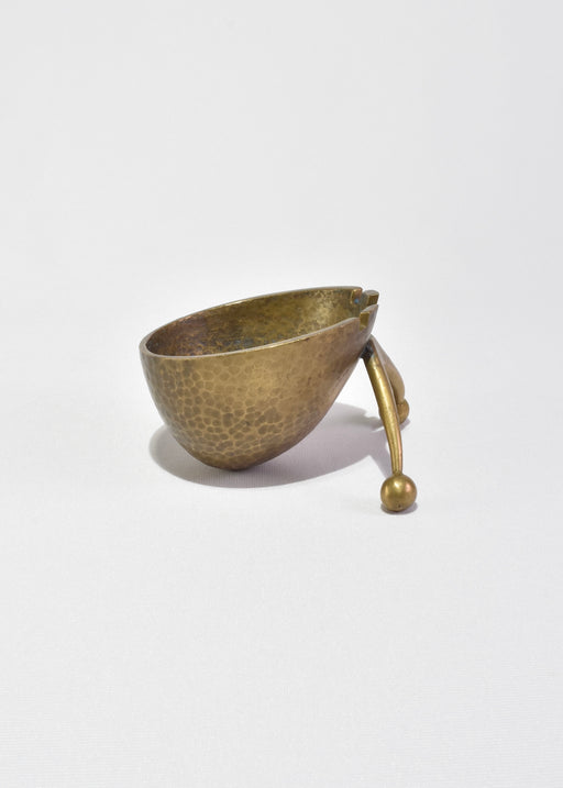 Modernist Brass Ashtray