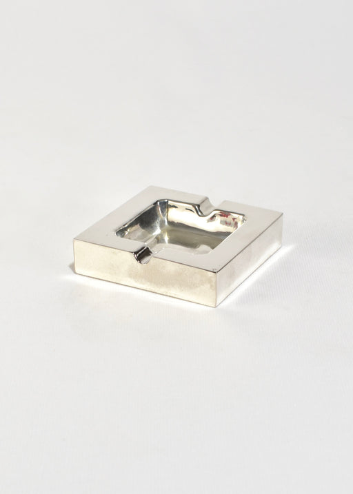 Square Silver Ashtray