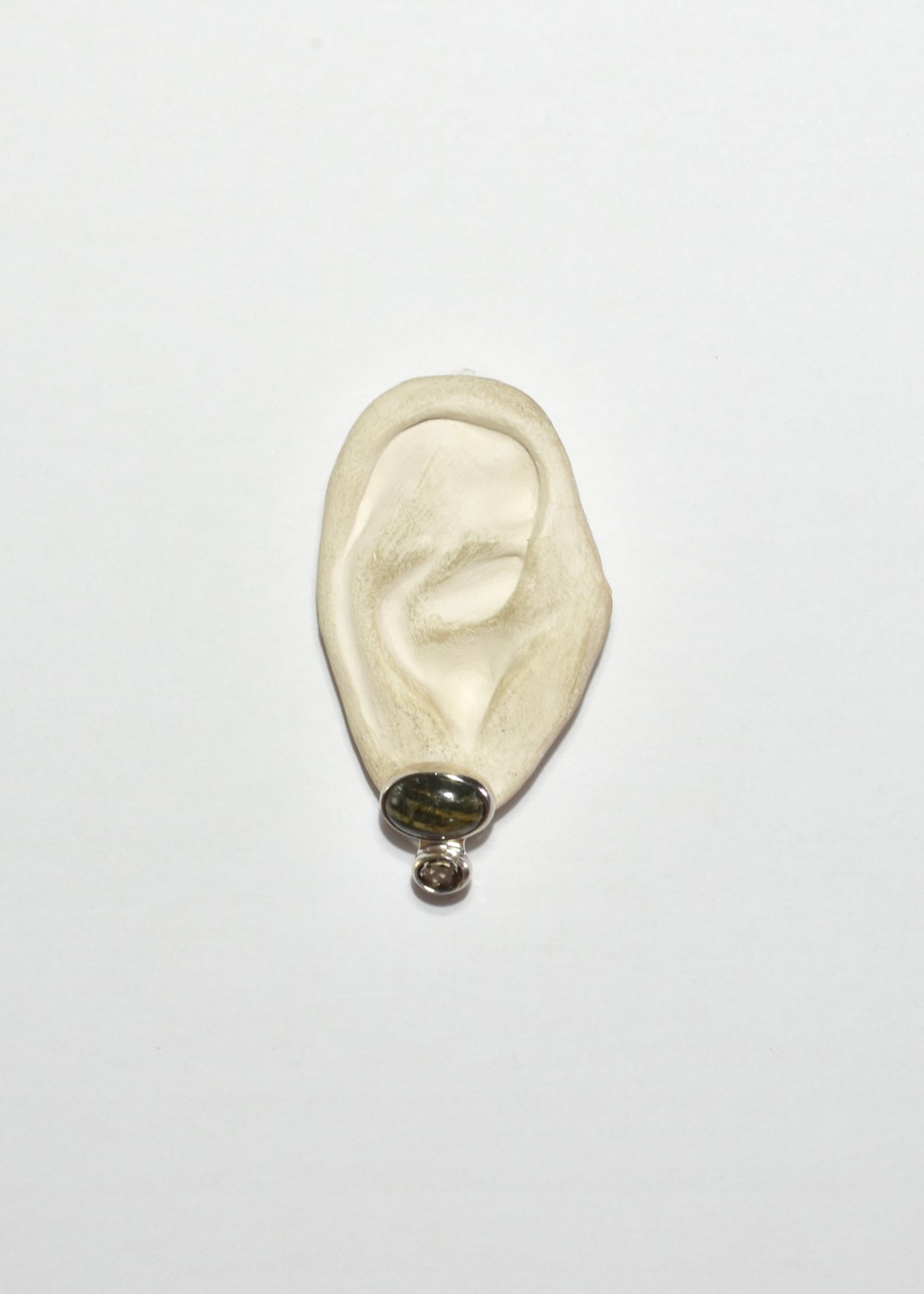 Quartz Hawk's Eye Earrings