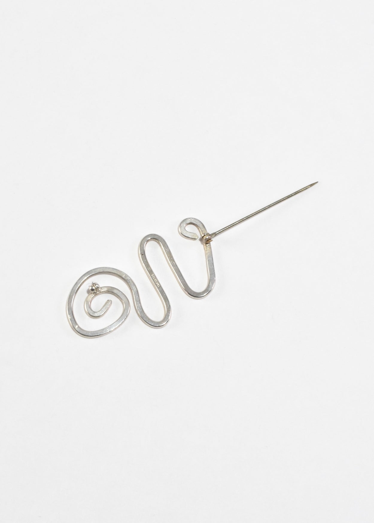Sterling Abstract Brooch