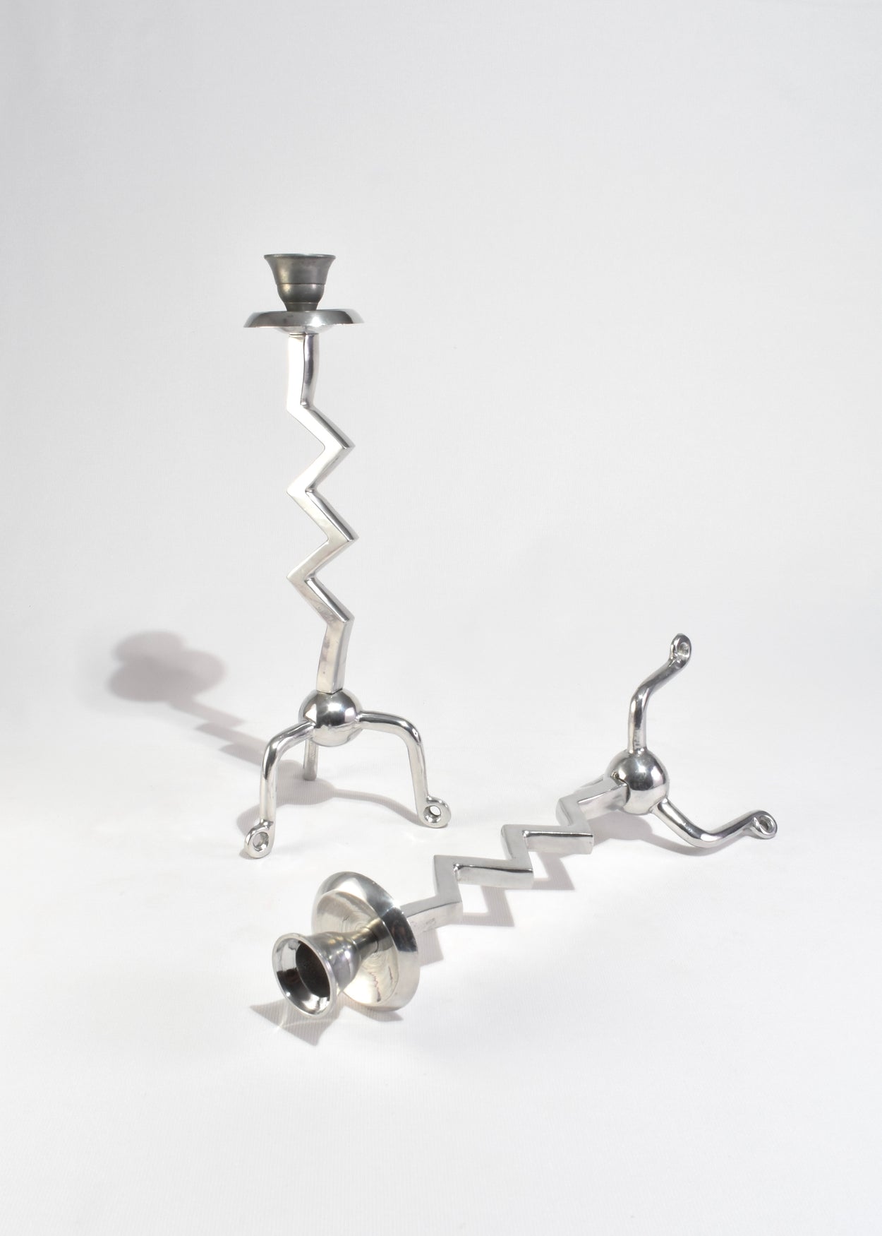 Zig Zag Candleholder Set