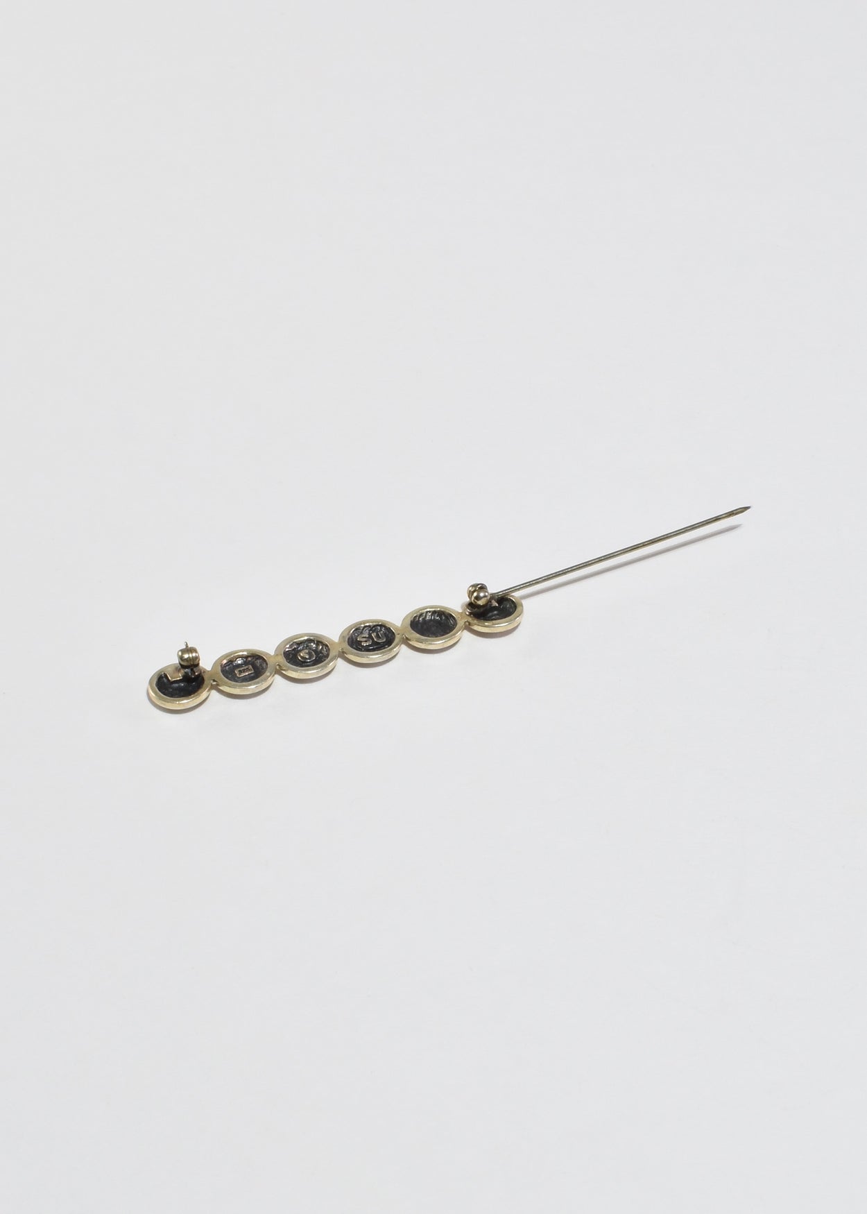 Sterling Circles Brooch