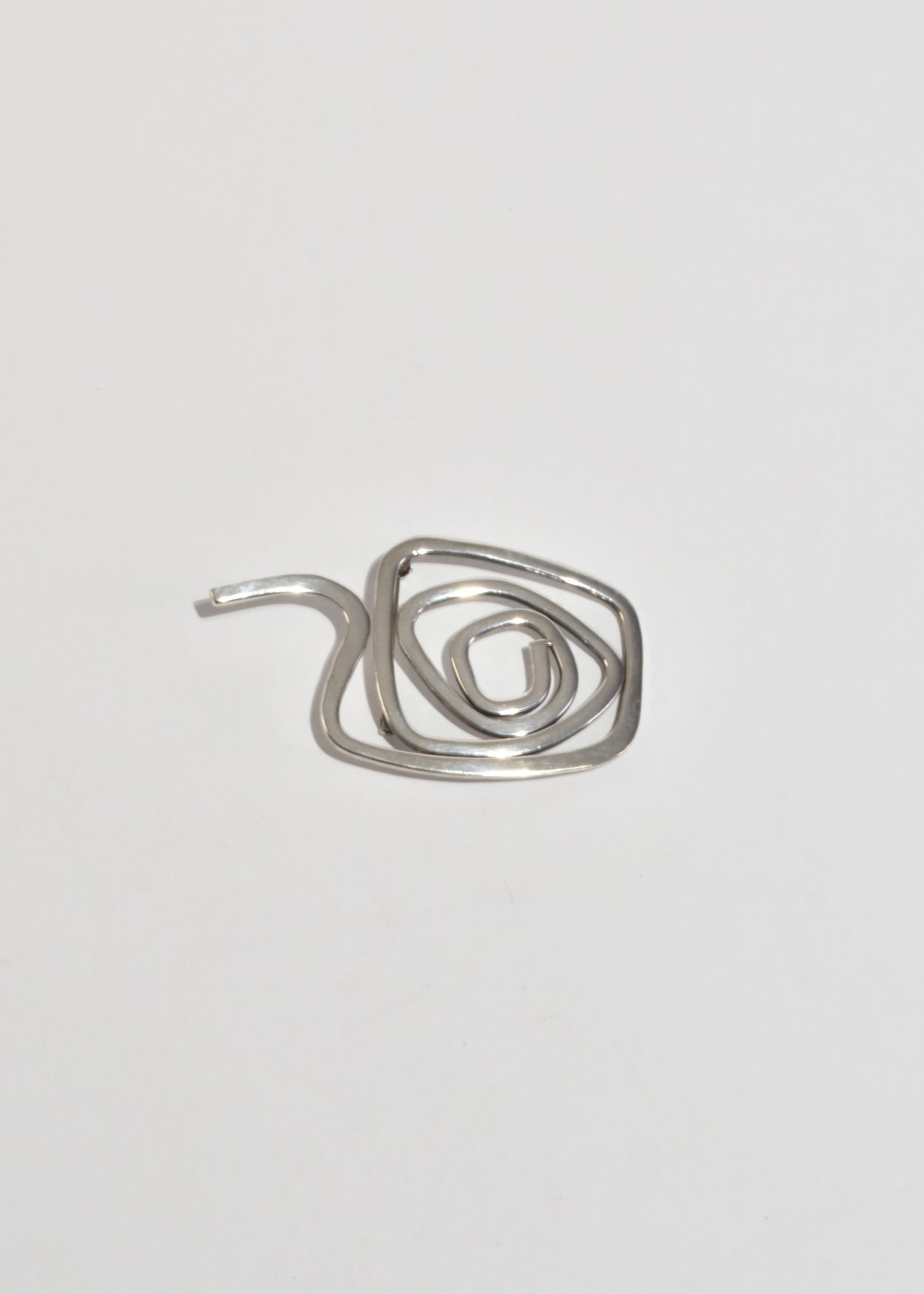 Abstract Spiral Brooch
