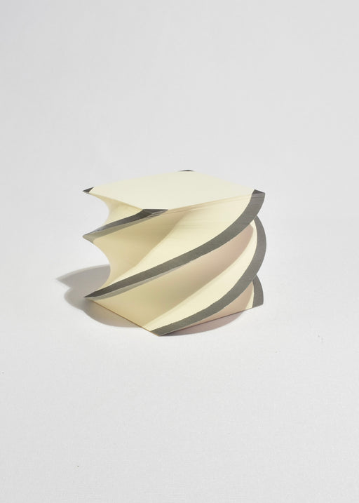 Ivory and Black 4 Corners Spiral Pad