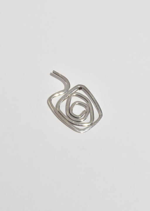 Abstract Spiral Brooch