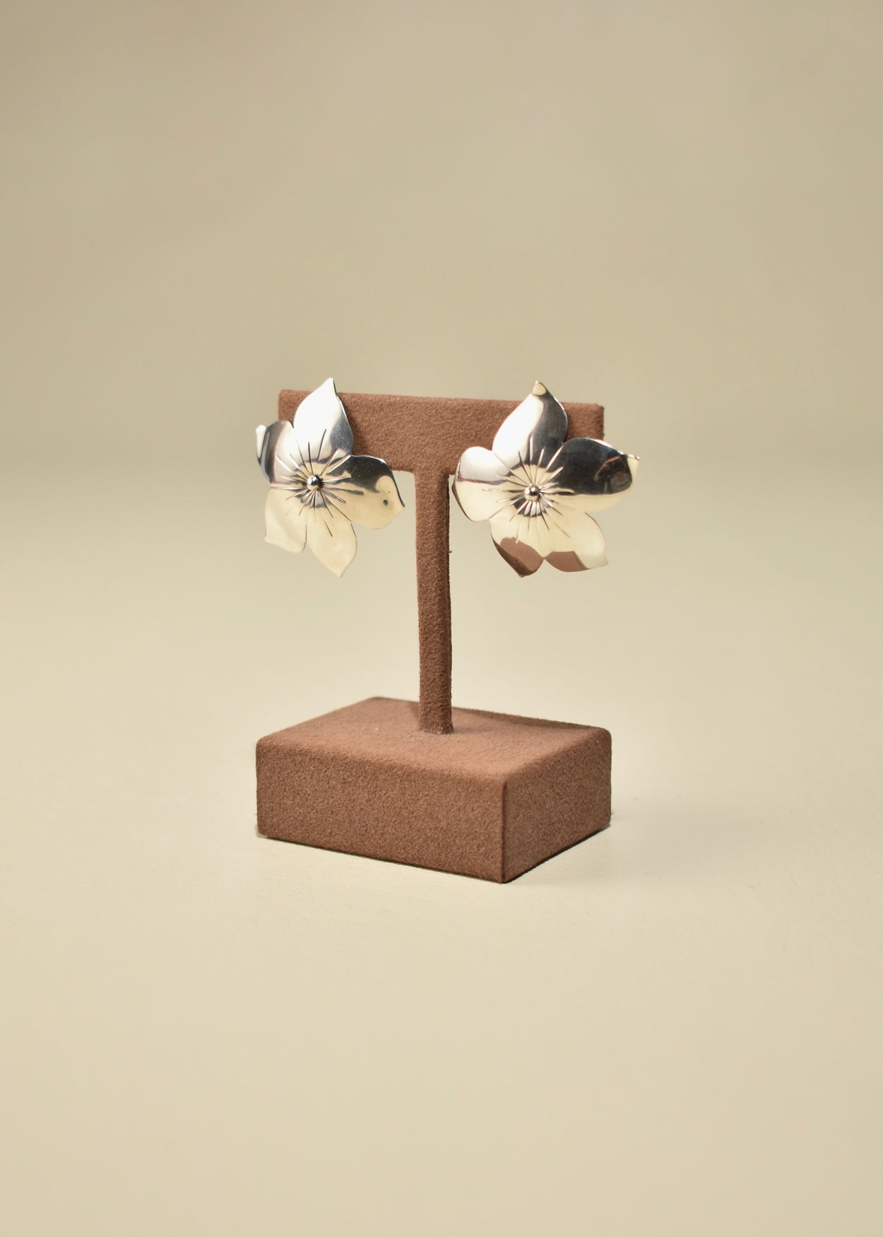 Sterling Dogwood Earrings