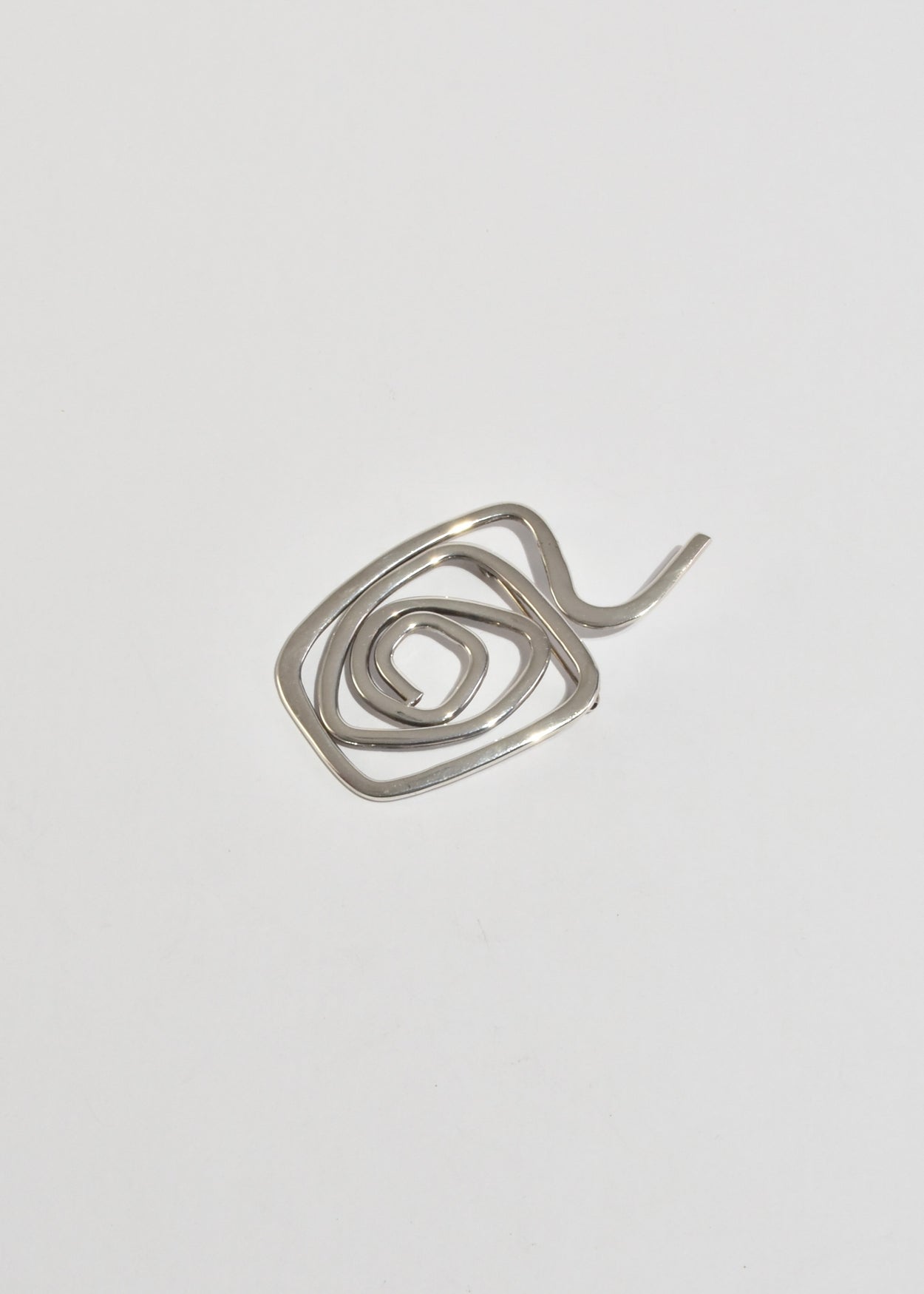 Abstract Spiral Brooch