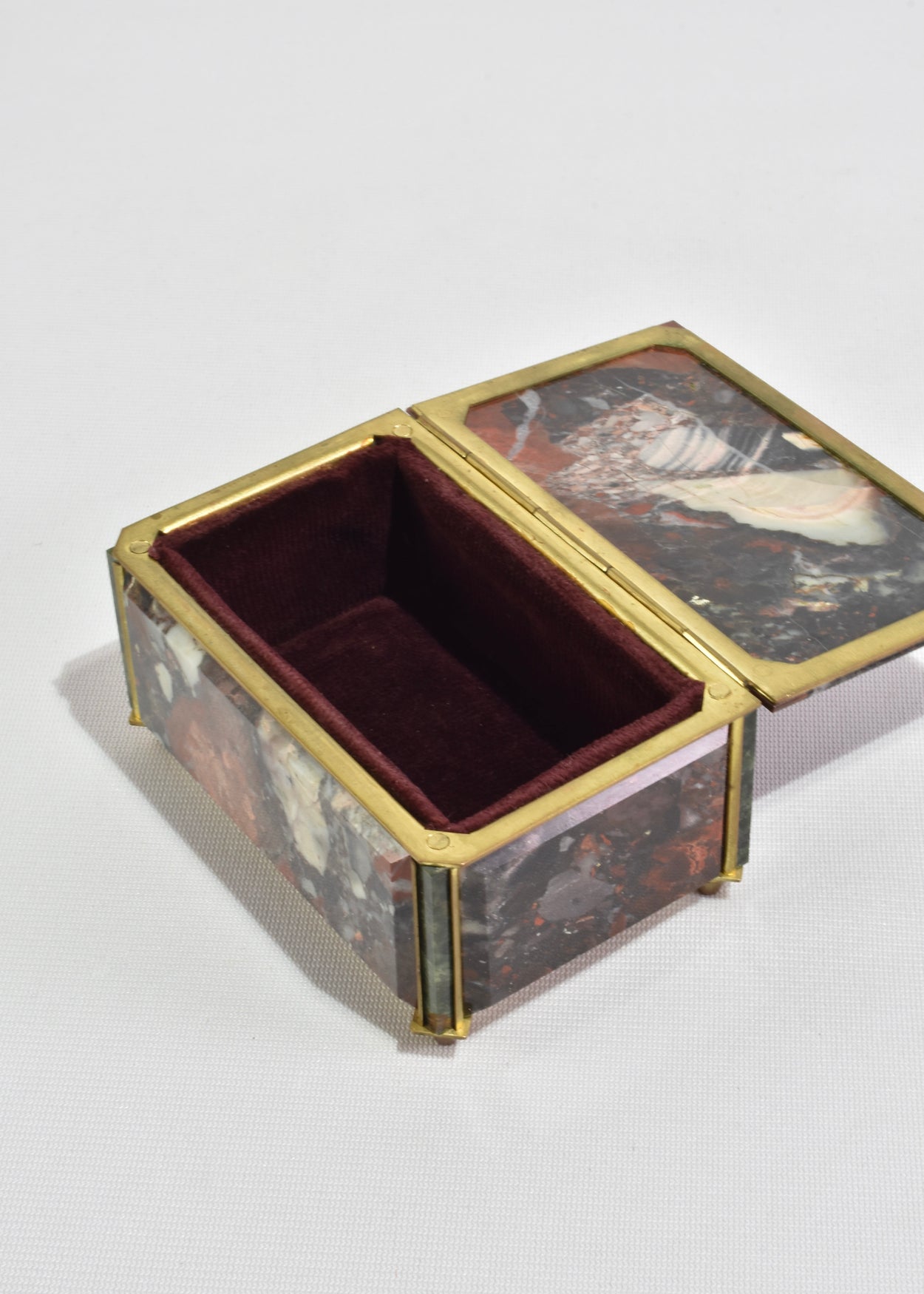 Red Rhodonite Jewelry Box