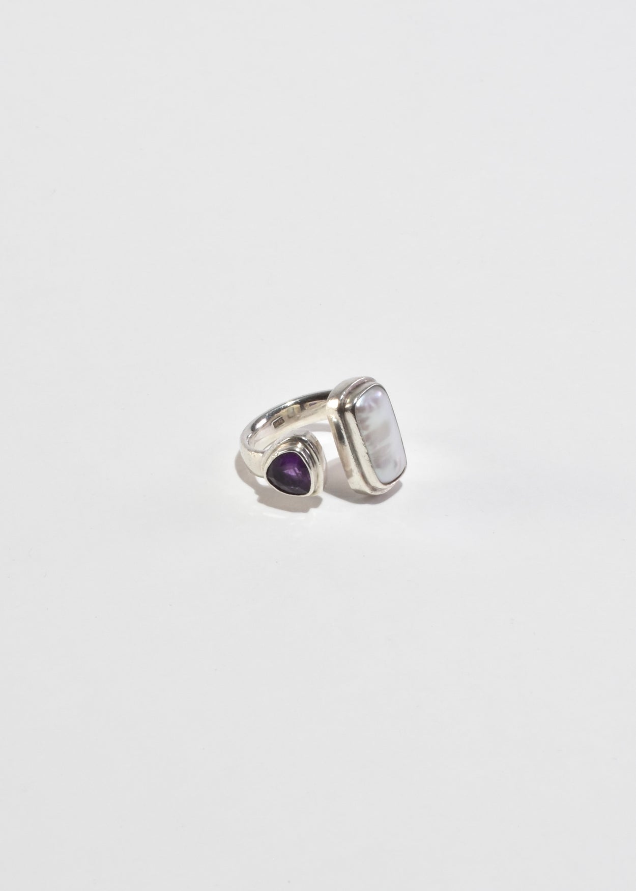 Amethyst Pearl Ring