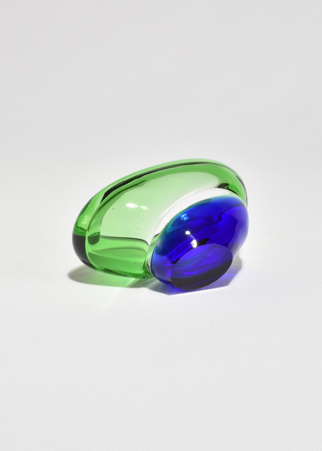 Green and Blue Glass Bowl